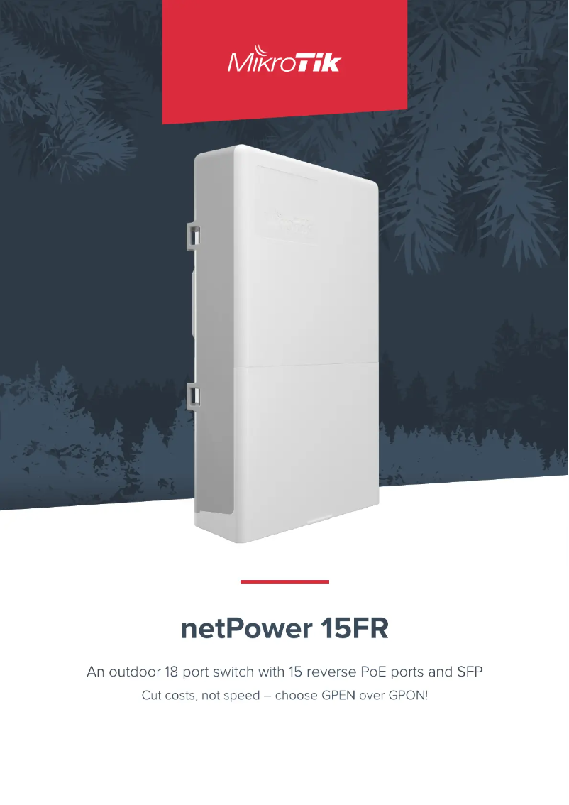 Page n°1 - Brochure Mikrotik netPower 15FR