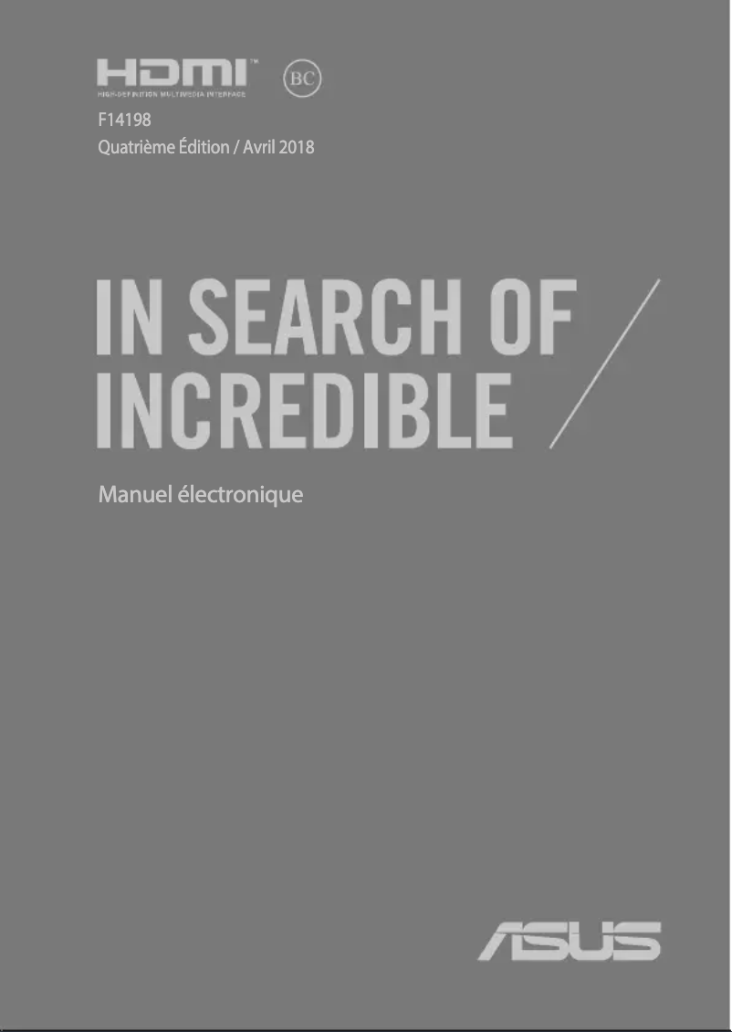 Page n°1 - Manuel utilisateur Asus NovaGo TP370QL