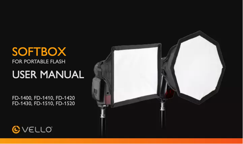 Page 1 de la notice Manuel utilisateur Vello FD-1510