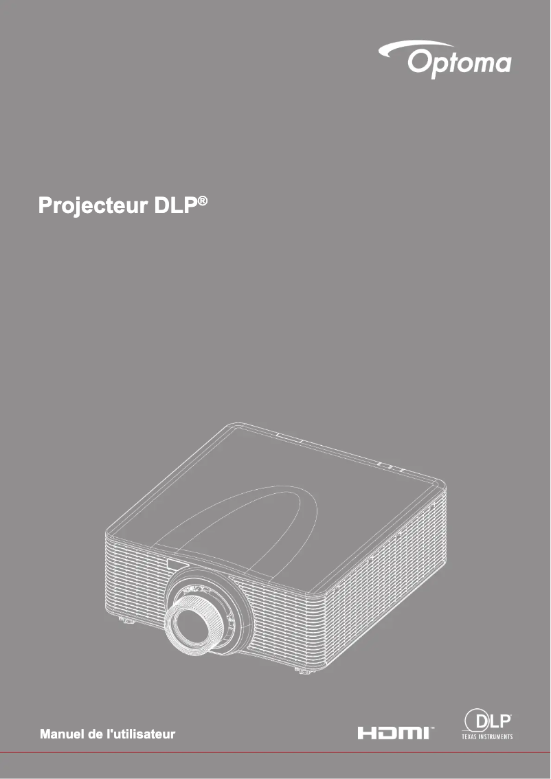 Page n°1 - Manuel utilisateur Optoma ZU1300