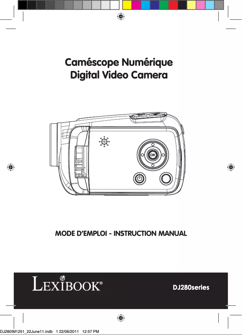 Image de la première page du manuel de l'appareil DJ280MH
