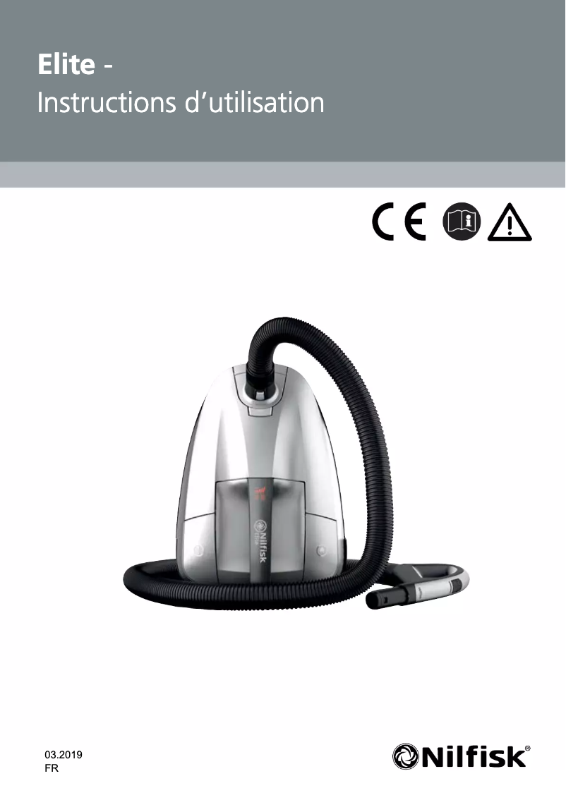 Image de la première page du manuel de l'appareil Elite