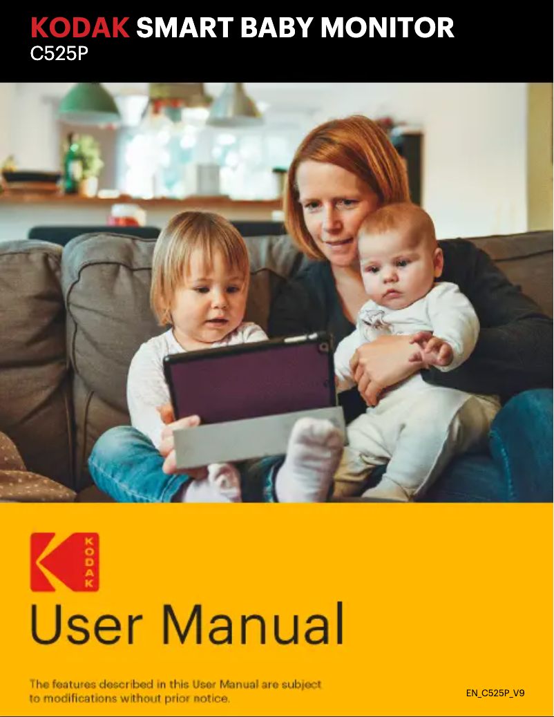 Page 1 de la notice Manuel utilisateur Kodak Cherish C525P