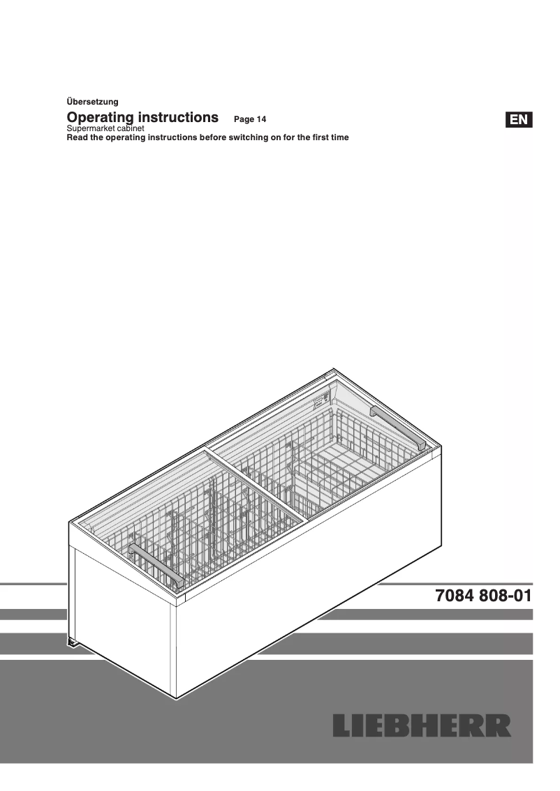 Page n°1 - Manuel utilisateur Liebherr SGTEm 872