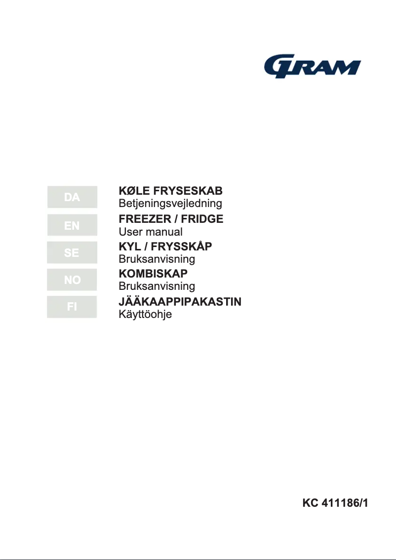 Image de la première page du manuel de l'appareil KC 411186/1