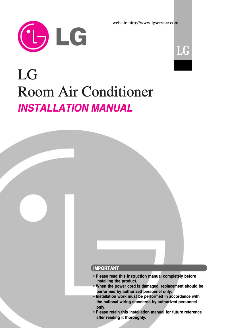 Página 1 del manual Manual de usuario LG TSUH1868ML0