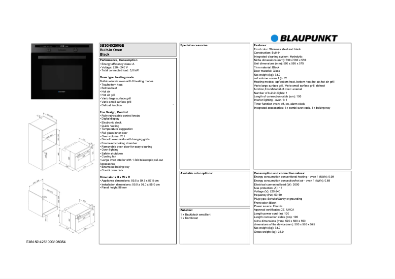 Image de la première page du manuel de l'appareil 5B30N0250AU