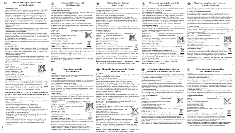 Page n°1 - Manuel utilisateur REV 25020
