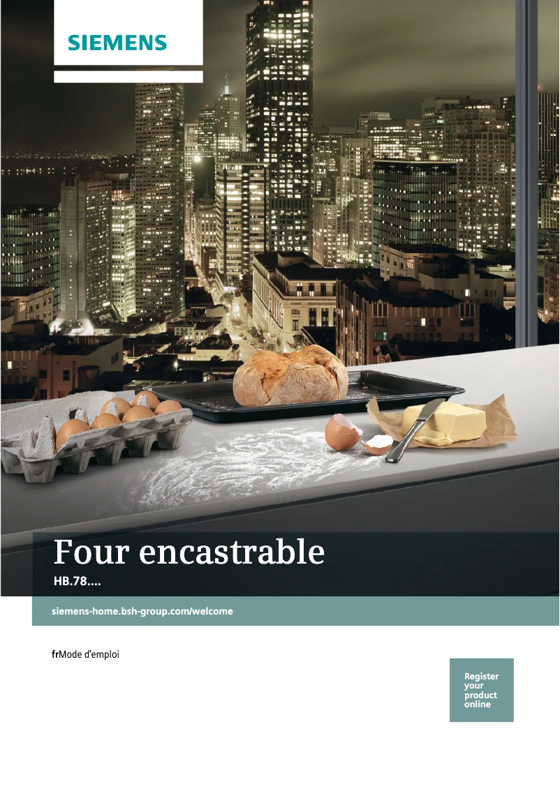 Page n°1 - Manuel utilisateur Siemens iQ500 HB378G2S0