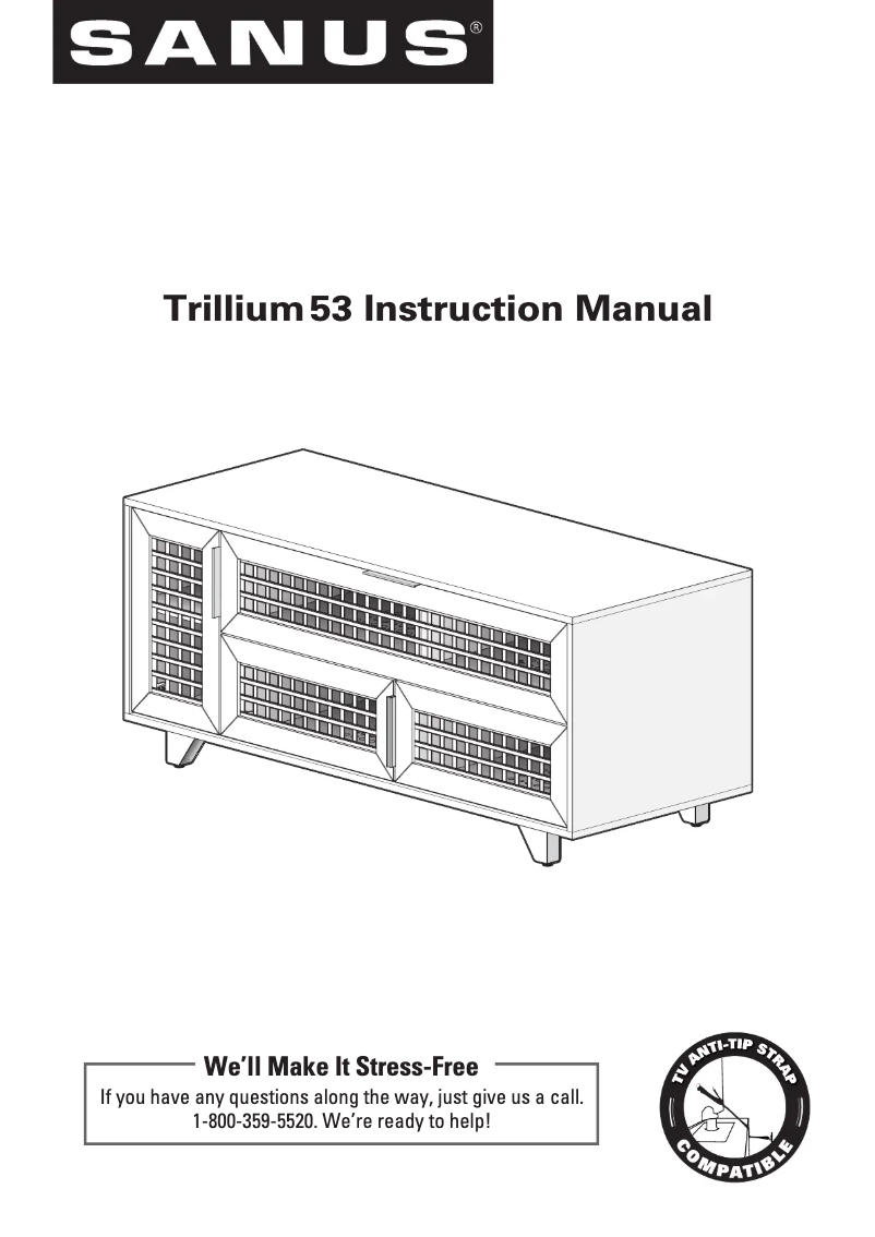 Image de la première page du manuel de l'appareil Trillium 53