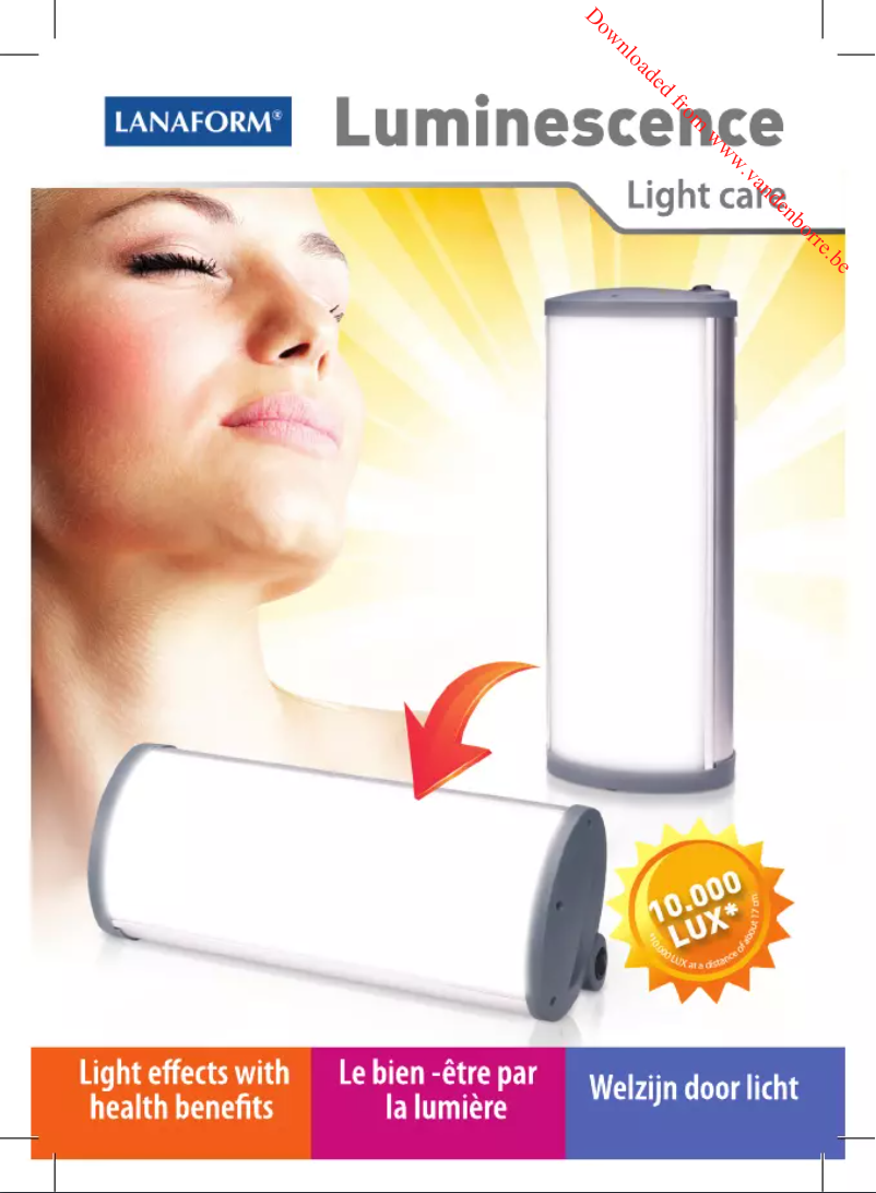 Image de la première page du manuel de l'appareil Luminescence