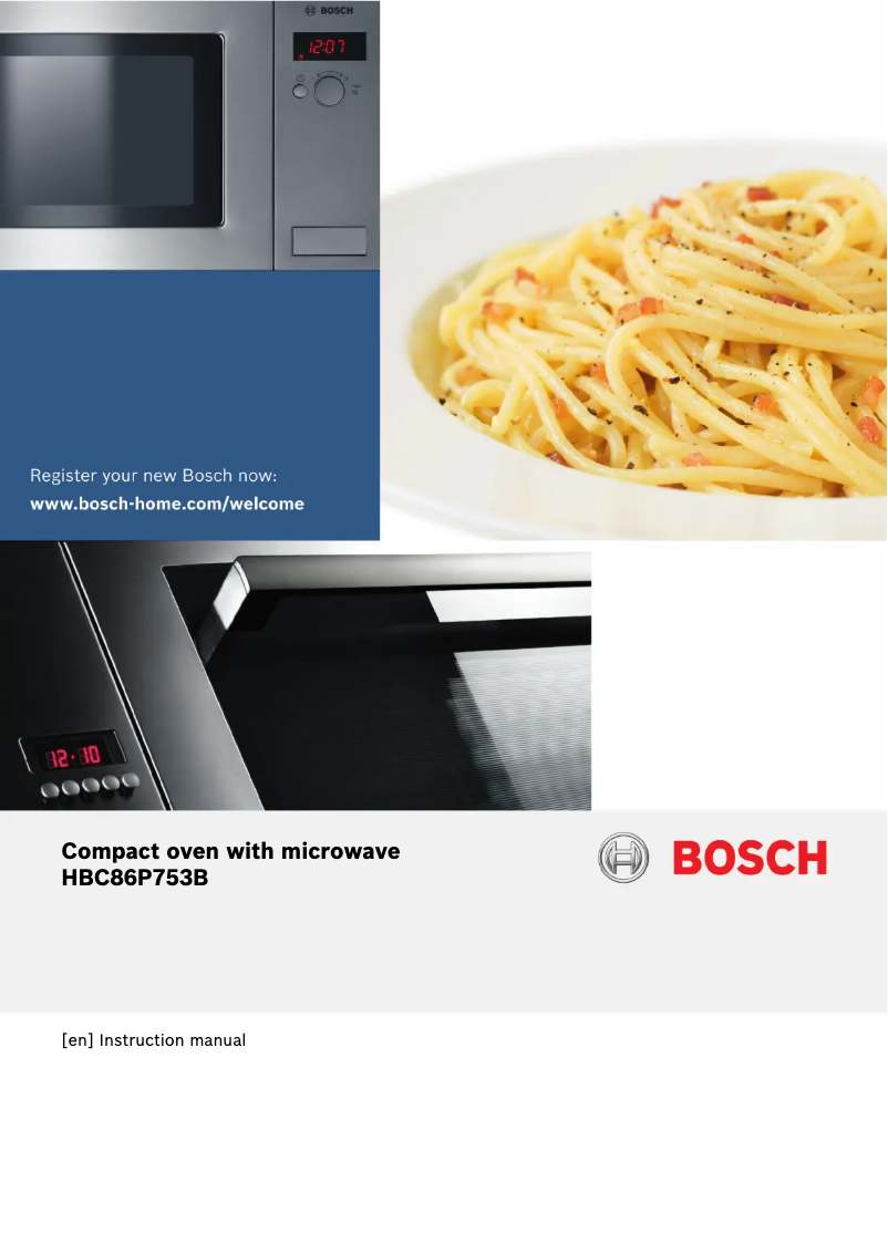 Page 1 of the manual User Manual Bosch HBC86P753B