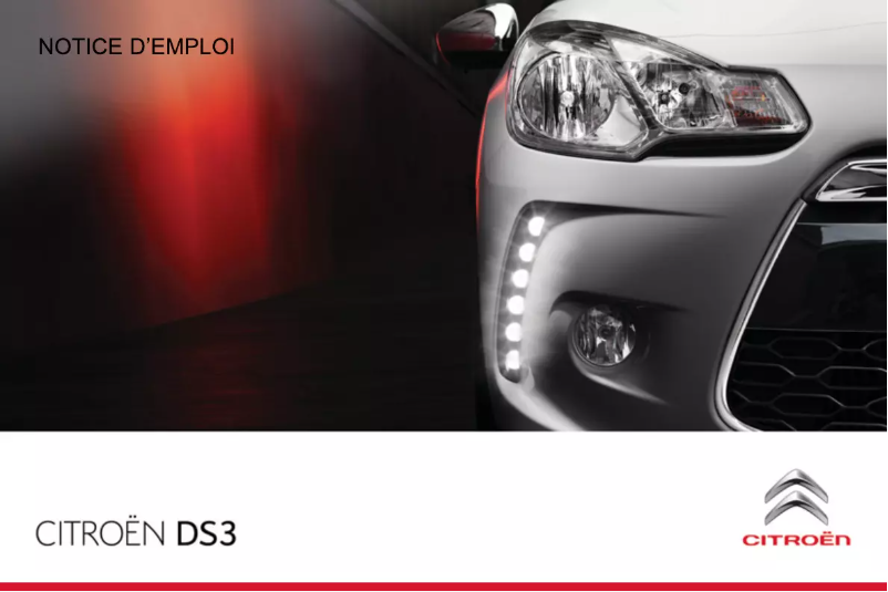 Página 1 del manual Manual de usuario Citroën DS3 (2011)