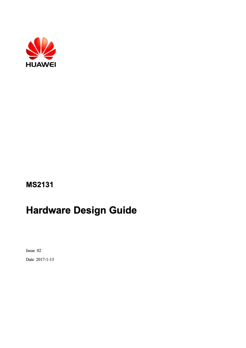 Page 1 de la notice Manuel utilisateur Huawei MS2131I-8