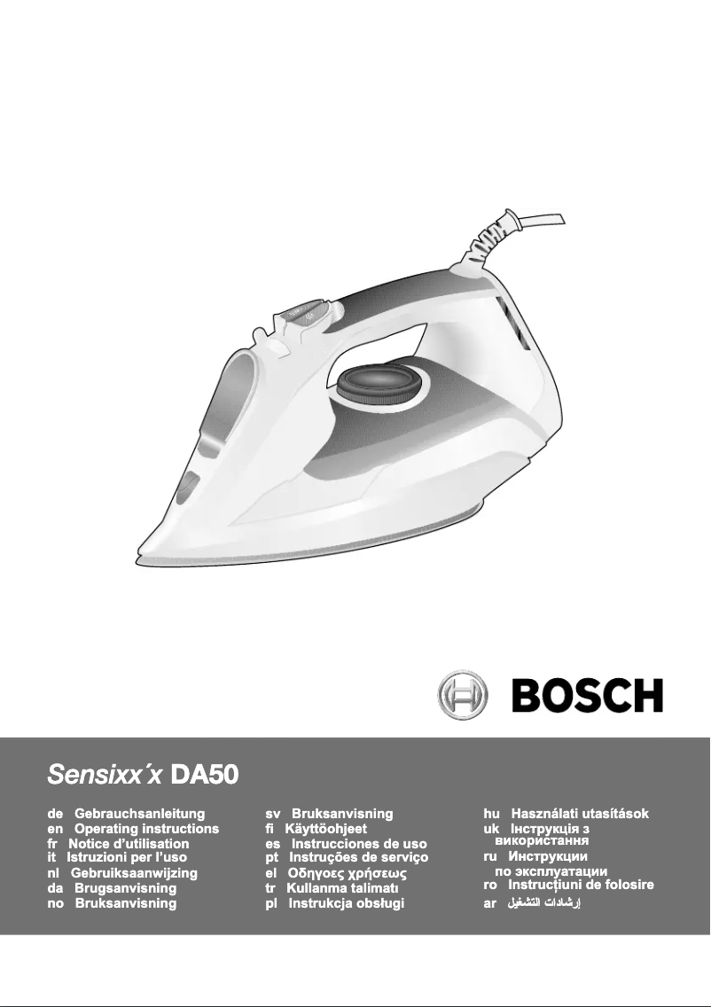 Página 1 del manual Manual de usuario Bosch TDA502411E
