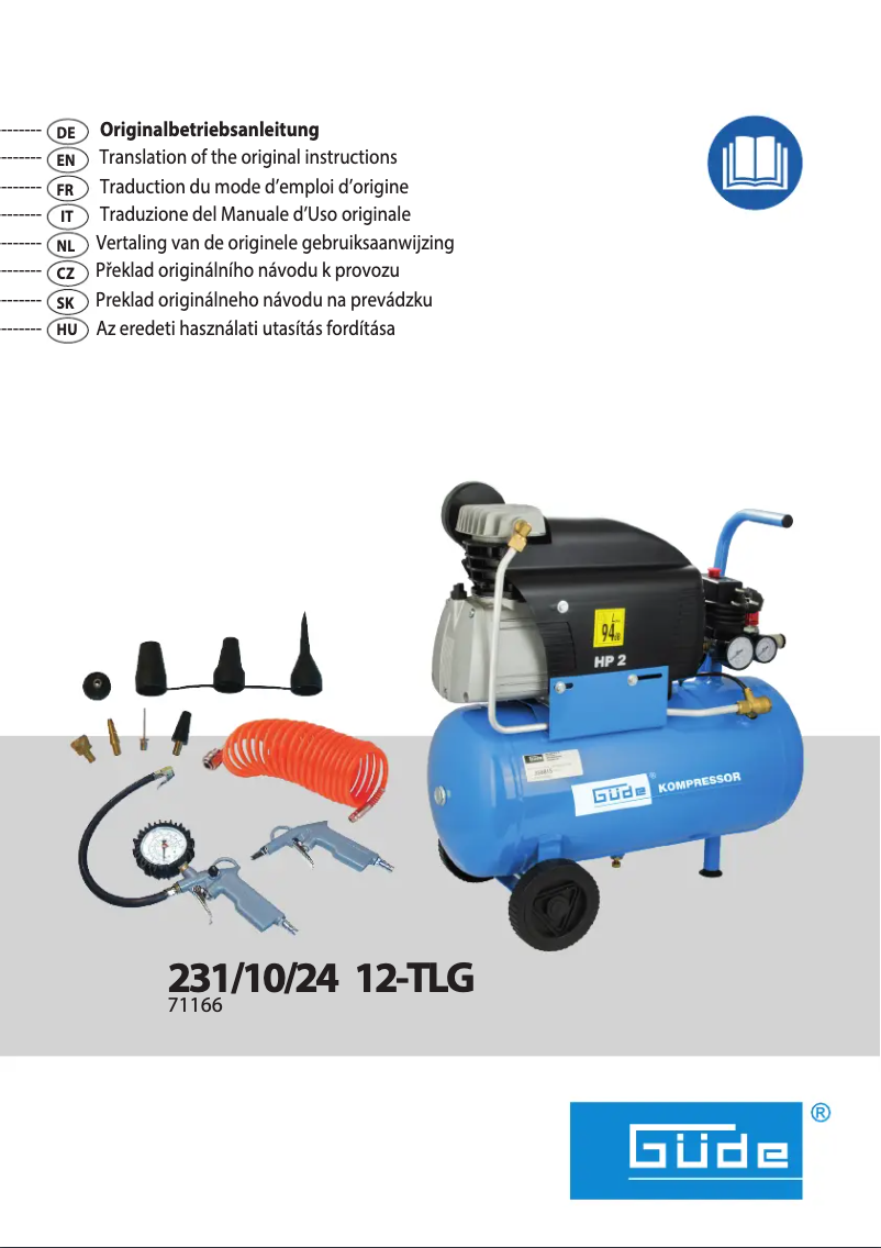 Page 1 de la notice Manuel utilisateur Güde 231/10/24