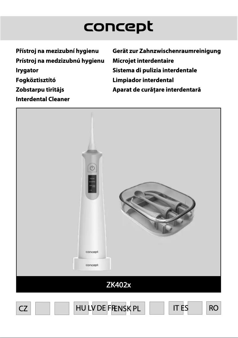 Page n°1 - Manuel utilisateur Concept Perfect Smile ZK4021