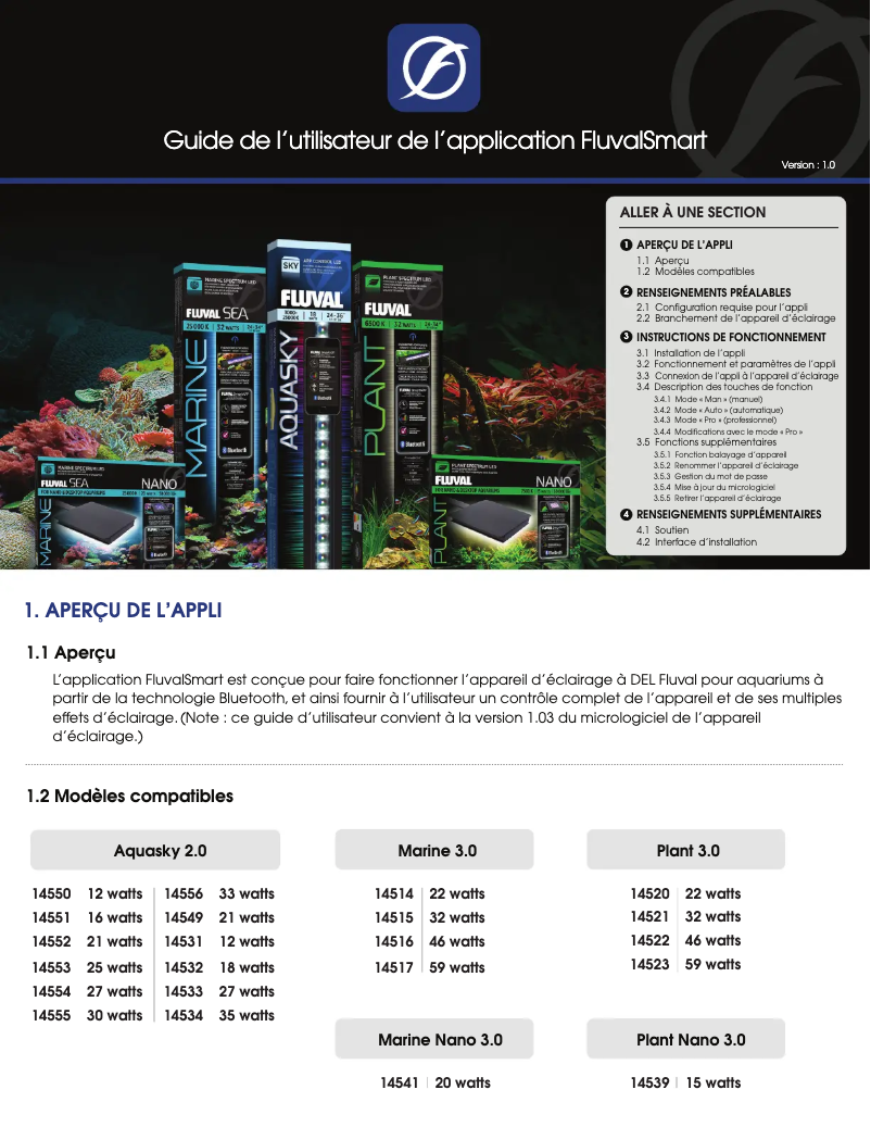 Imagen de la primera página del manual del dispositivo Plant 3.0