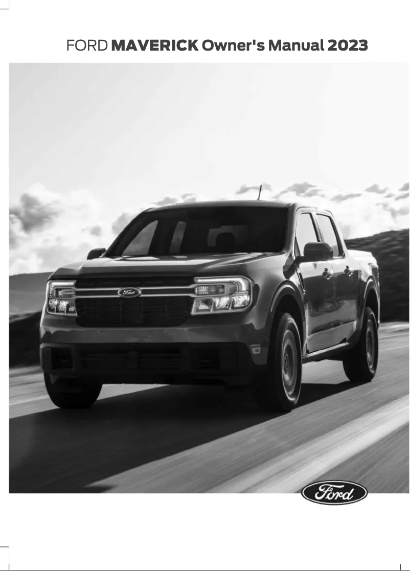 Page 1 de la notice Manuel utilisateur Ford Maverick (2023)
