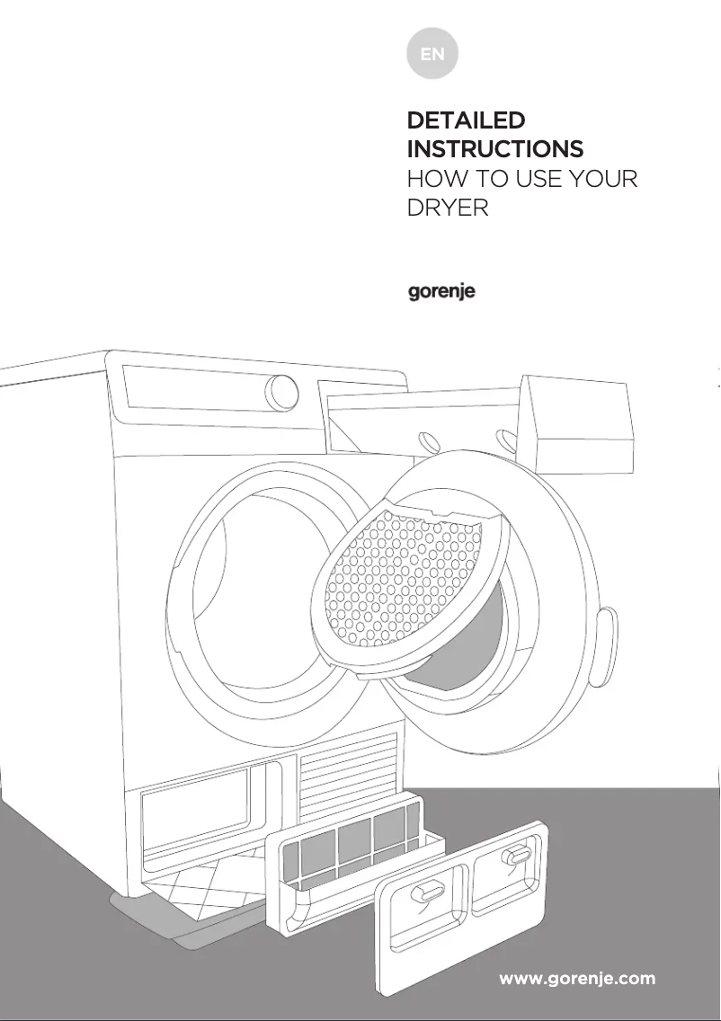 Page 1 de la notice Manuel utilisateur Gorenje D8565NO