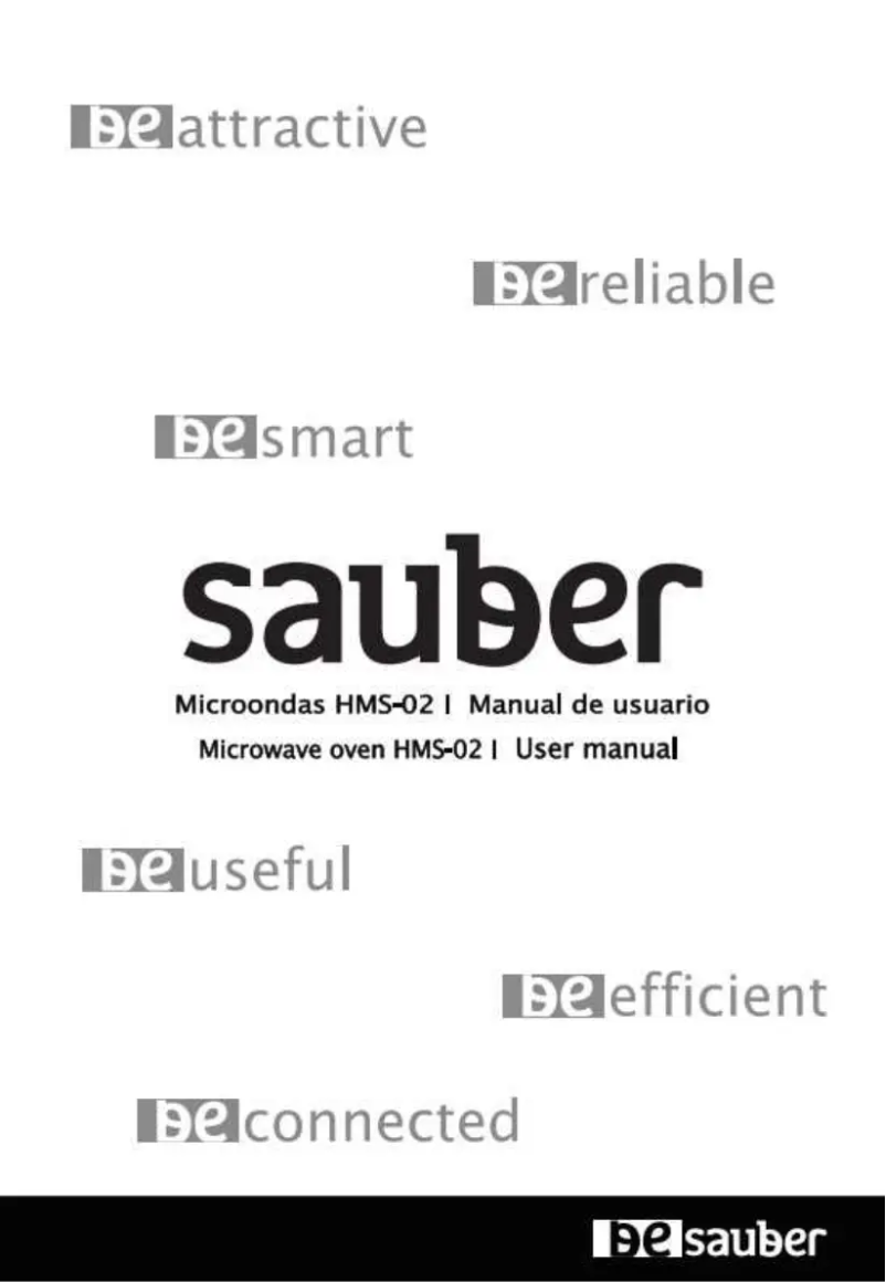 Page 1 de la notice Manuel utilisateur Sauber HMS02I