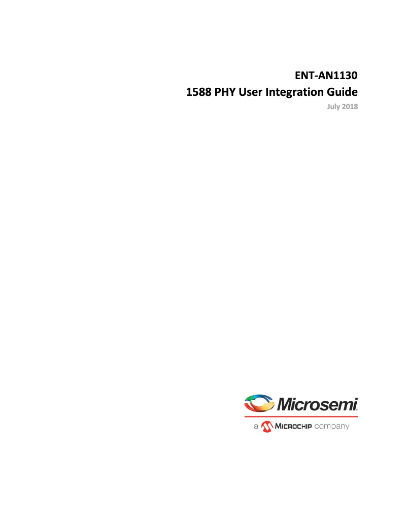 Page 1 de la notice Manuel utilisateur Microchip VSC8494