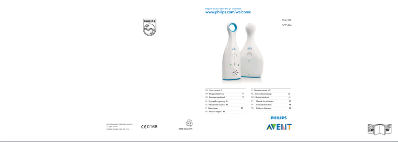 Imagen de la primera página del manual del dispositivo AVENT SCD486