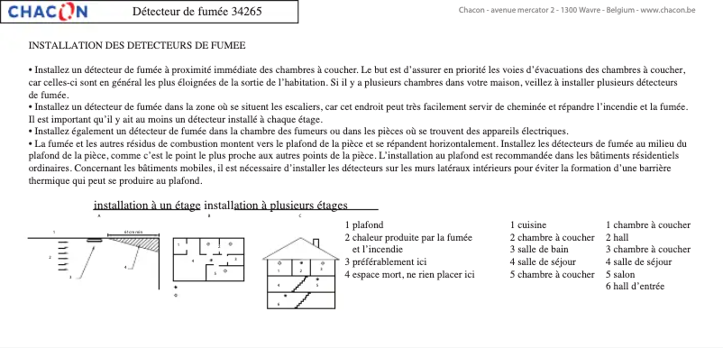 Image de la première page du manuel de l'appareil 34265