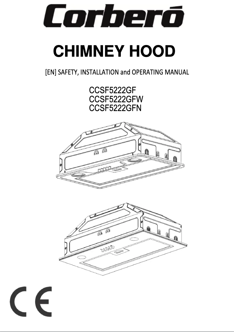Page 1 de la notice Manuel utilisateur Corbero CCSF5222GFW