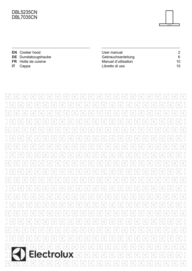 Page n°1 - Manuel utilisateur Electrolux DBL7035CN