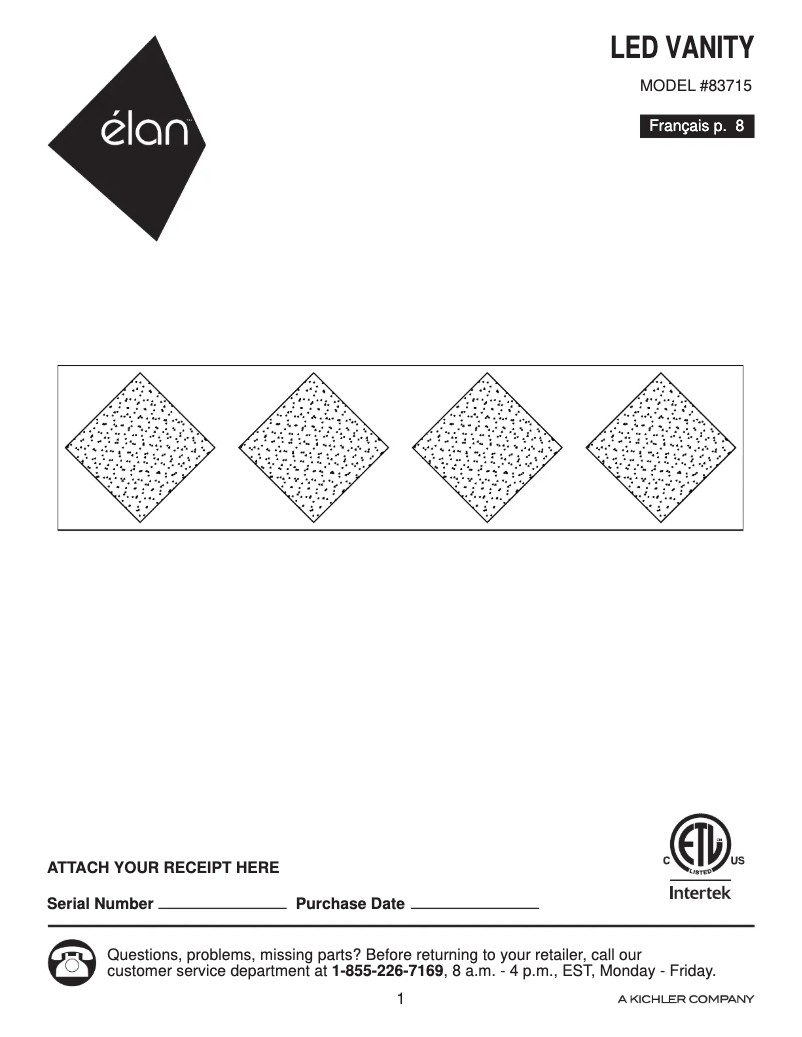 Image de la première page du manuel de l'appareil Gorve 83715