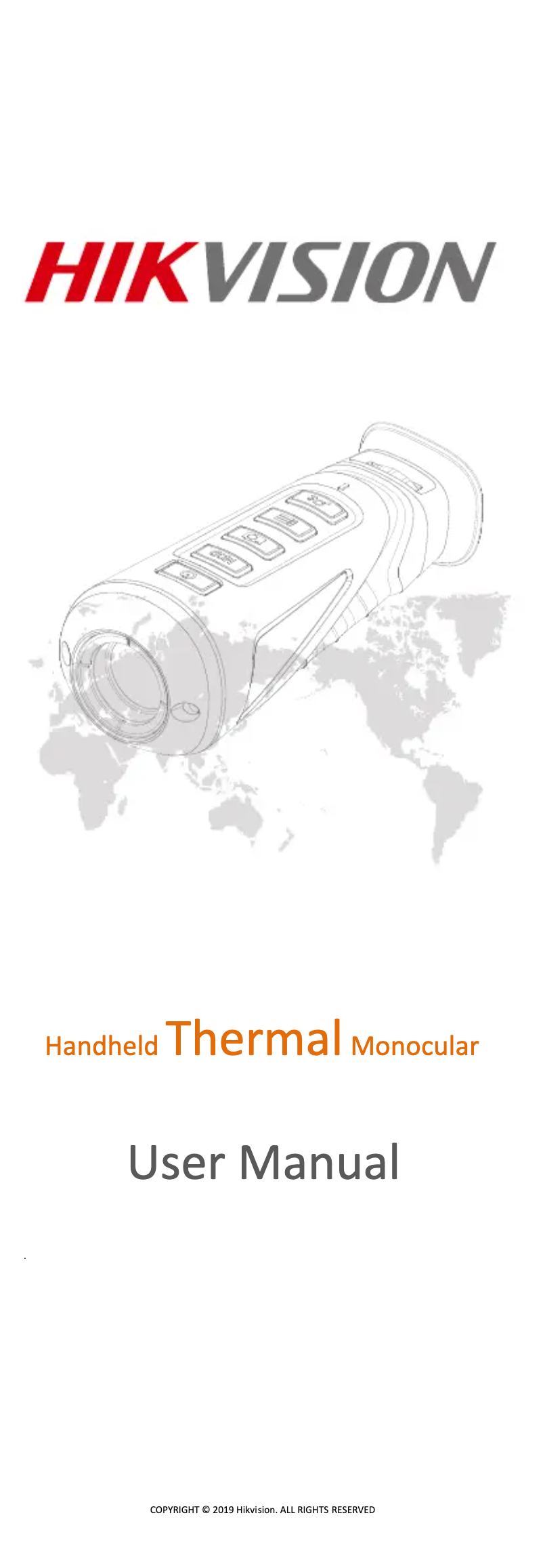 Image de la première page du manuel de l'appareil DS-2TS03-25UF/W-O325