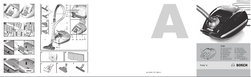 Image de la première page du manuel de l'appareil Free'e BSGL52232