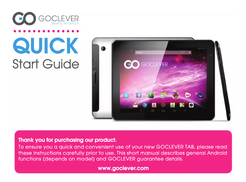 Image de la première page du manuel de l'appareil ORION 97