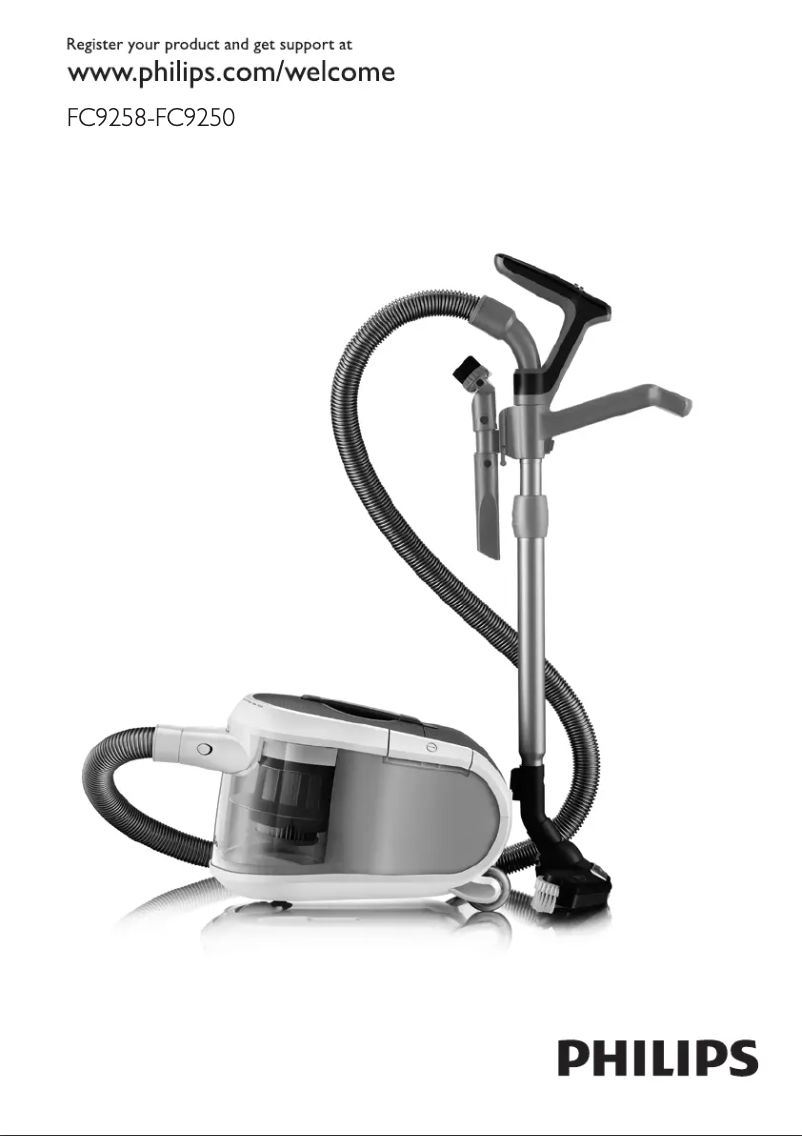 Imagen de la primera página del manual del dispositivo ErgoFit FC9252