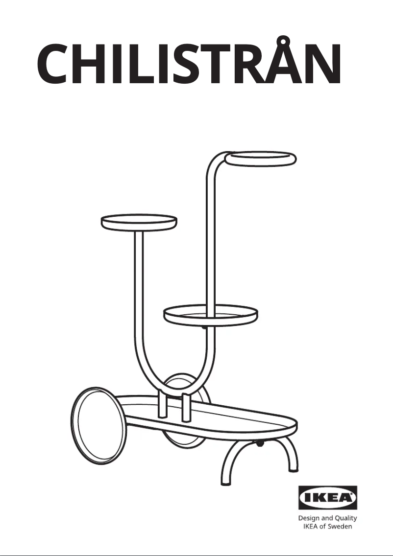 Imagen de la primera página del manual del dispositivo CHILISTRÅN 004.922.48