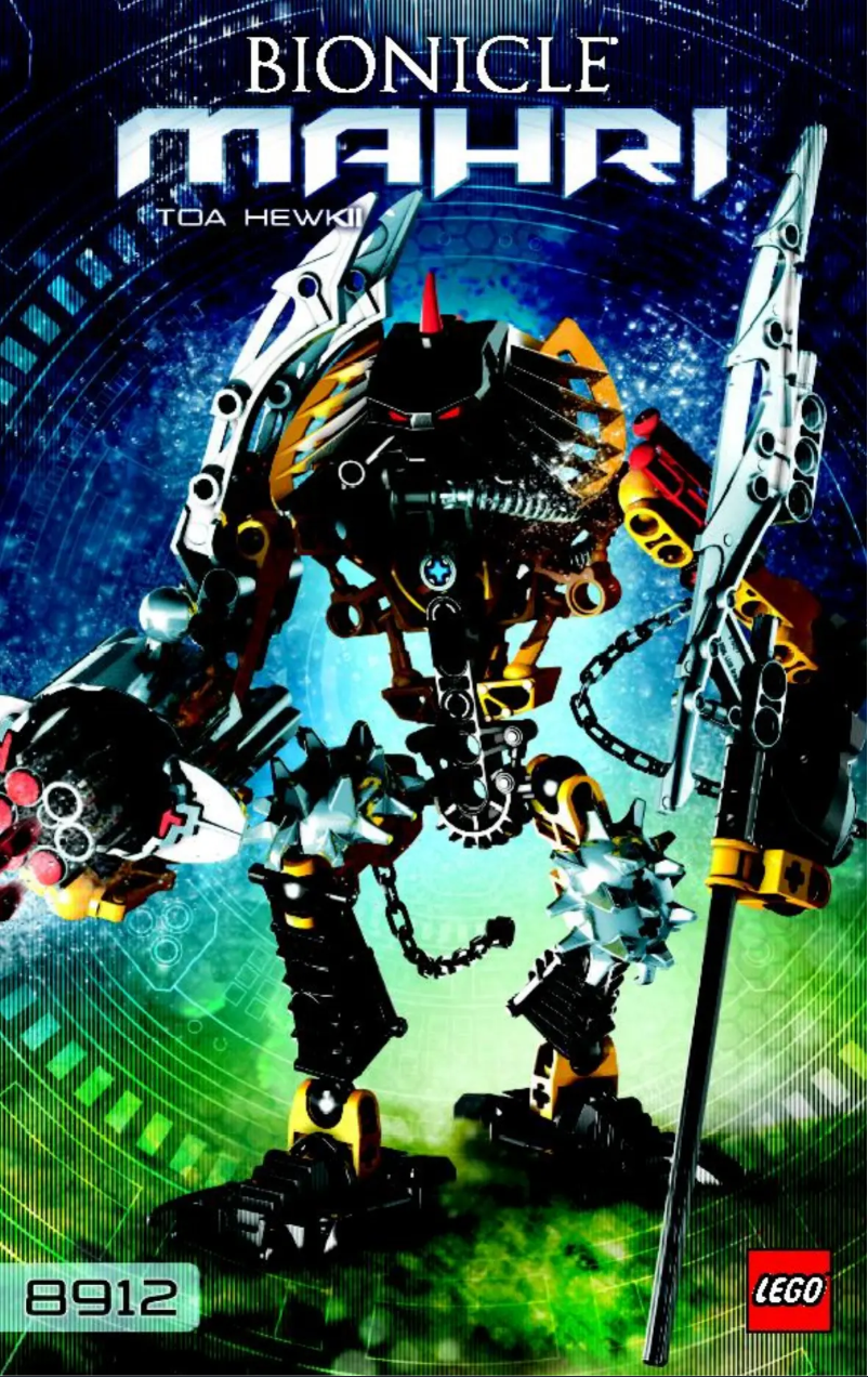 Page n°1 - Manuel utilisateur Lego Bionicle 8912