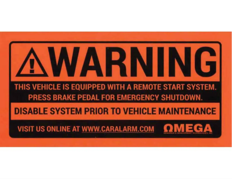 Page 1 de la notice Manuel utilisateur Omega Excalibur RS-370