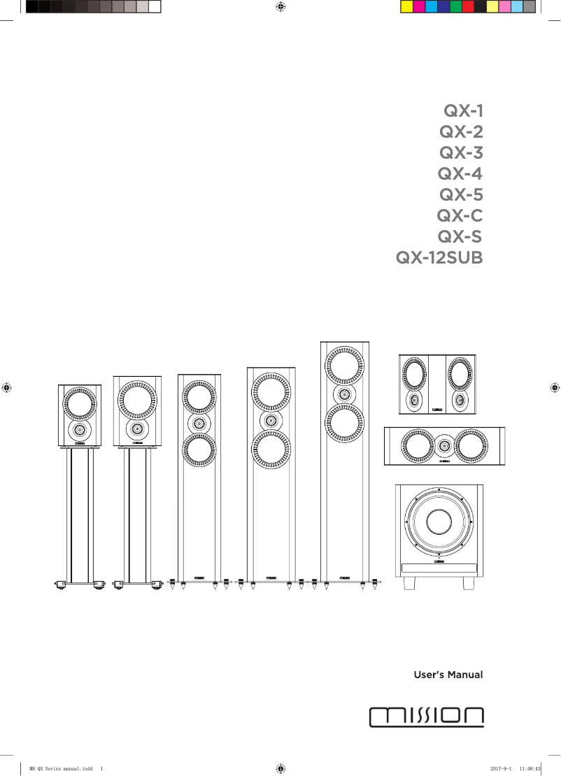 Page n°1 - Manuel utilisateur Mission QX-2 MKII