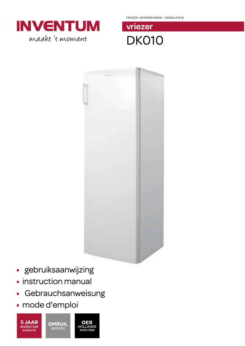 Página 1 del manual Manual de usuario Inventum DK010