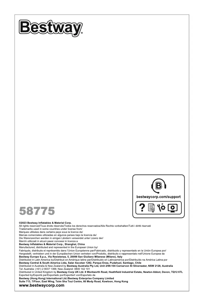 Imagen de la primera página del manual del dispositivo 58775