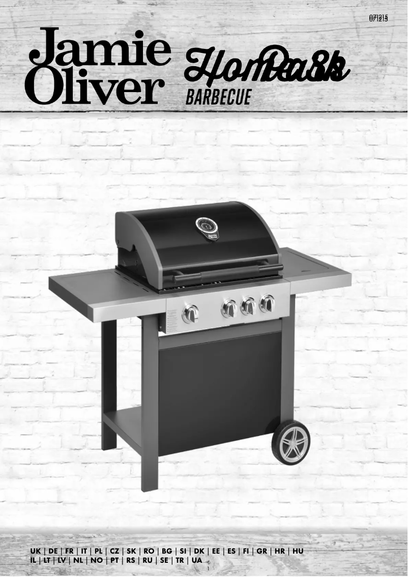 Page 1 de la notice Manuel utilisateur Jamie Oliver Home 3