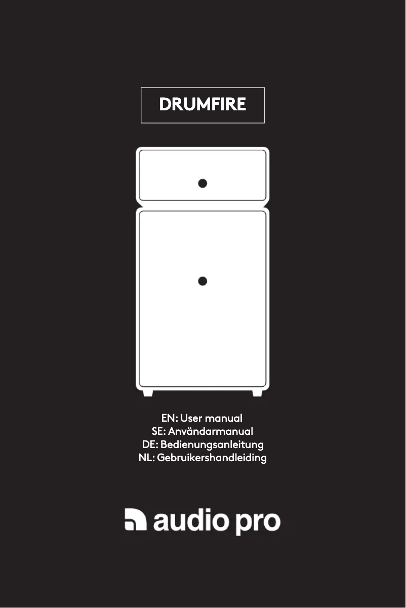 Page n°1 - Manuel utilisateur Audio Pro Drumfire