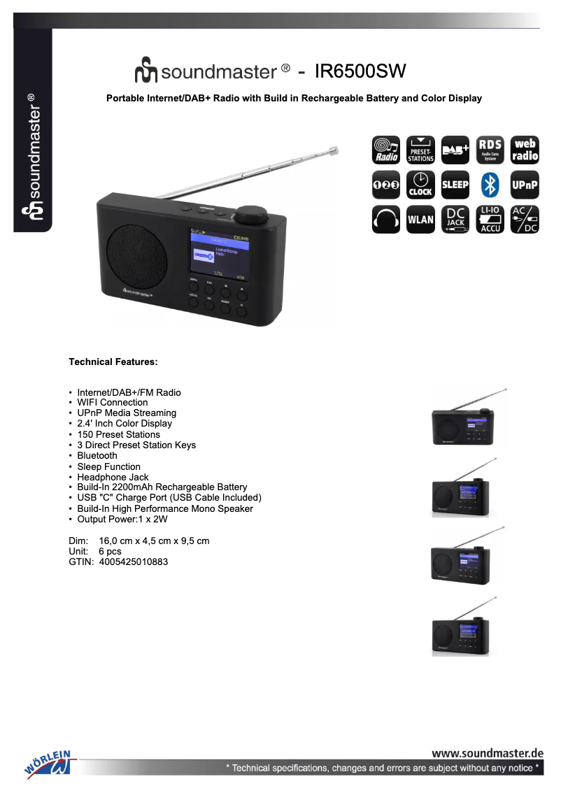 Image de la première page du manuel de l'appareil IR6500