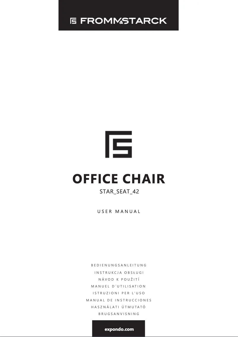 Page 1 de la notice Manuel utilisateur Fromm & Starck STAR_SEAT_42