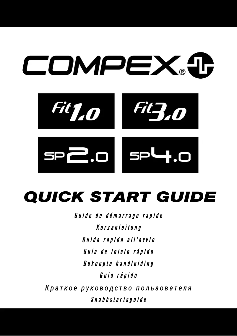 Image de la première page du manuel de l'appareil Fit 1.0