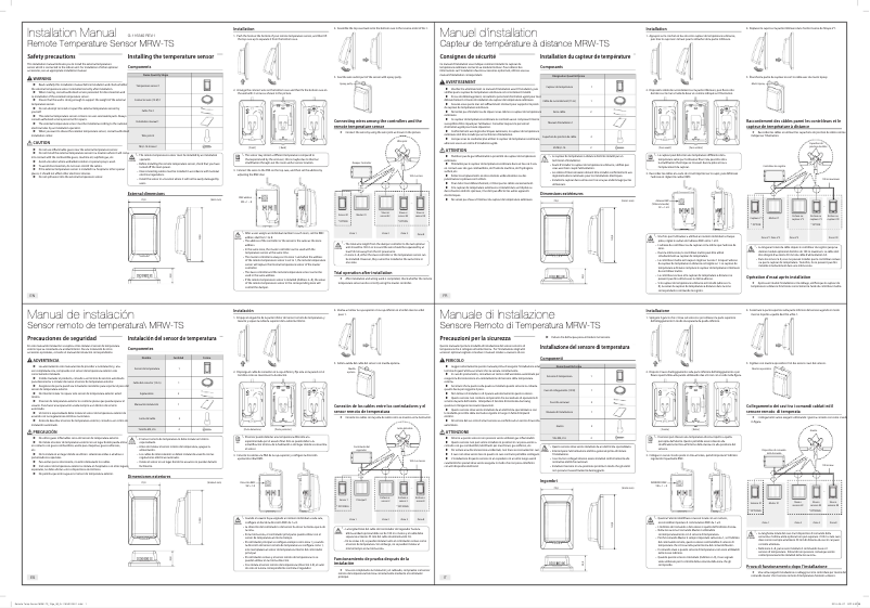 Page n°1 - Manuel utilisateur Samsung MRW-TS