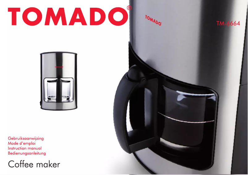 Page 1 de la notice Manuel utilisateur Tomado TM-6664