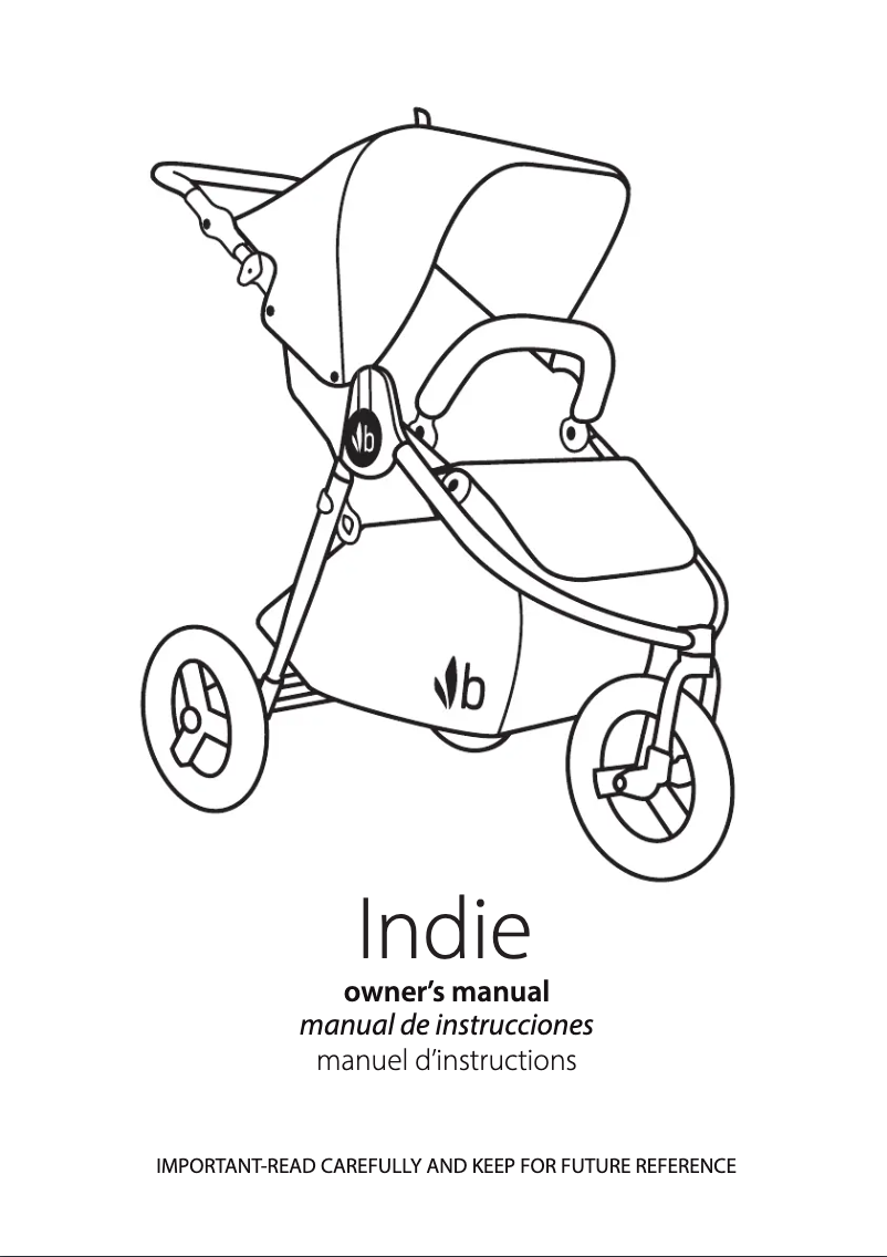 Page 1 de la notice Manuel utilisateur Bumbleride Indie (2022)