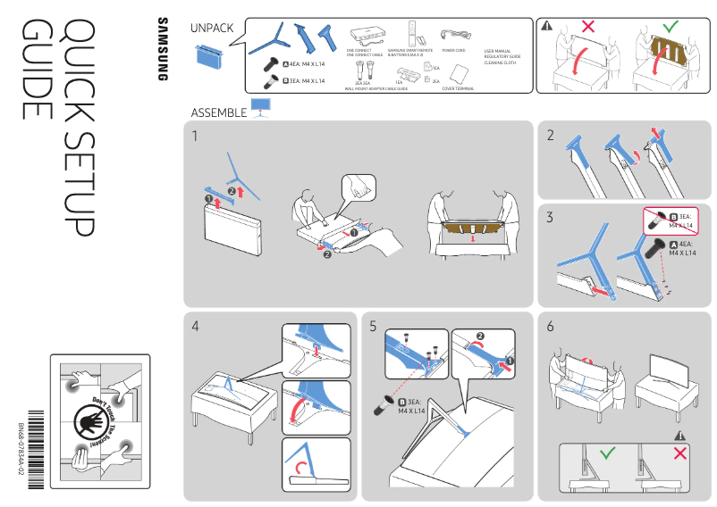 Imagen de la primera página del manual del dispositivo UN65KS9500F